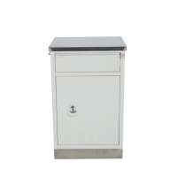 Custom hospital high quality bedside table dimensions stainless steel bedside cabinet