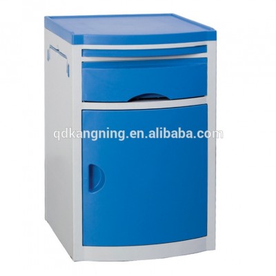 Dark Blue Hospital ABS Bedside Cabinet For Sale