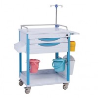 medical trolley with drawers  ABS medical infusion trolley