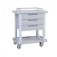 ABS hospital nursing trolley Medical Trolley with Drawers